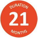 Duration - 21 months
